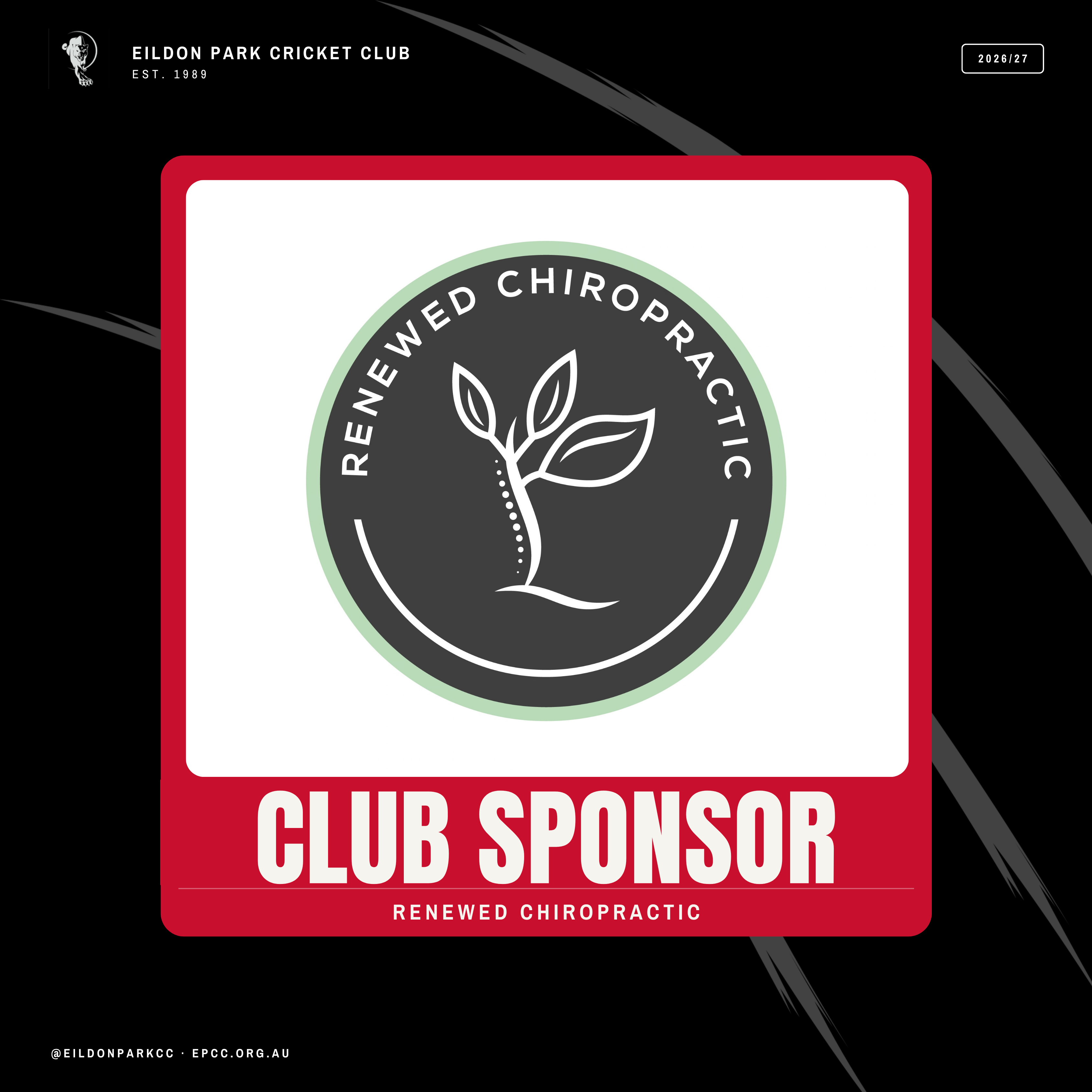 New Sponsor — Renewed Chiropractic